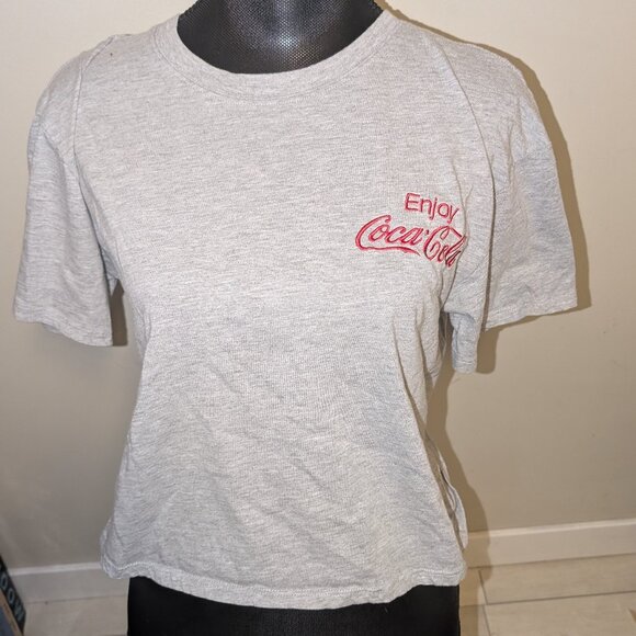 Coca Cola Womens Crop Top Womens Size L - Picture 1 of 4